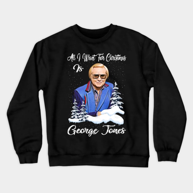 All I Want For Christmas Is  Funny Xmas Gifts Crewneck Sweatshirt by MORACOLLECTIONS